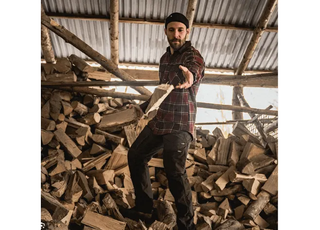 Сорочка Seeland Glen Flannel Shirt Red check Фото 3